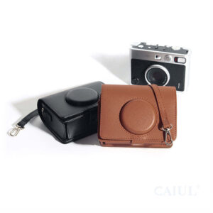 EVO PU Leather Case for Fujifilm INSTAX Mini EVO Instant Camera Case For INSTAX Mini Evo Black Brown