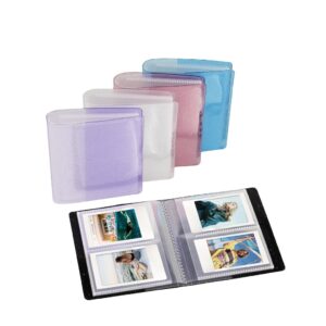 Shining Glitter Clear Card Binder Mini 12 Photo Album for Instax Mini Film