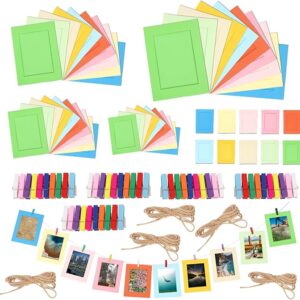 50PCS DIY Wall Hanging Pictures Frame for Instax Mini Film Instant Camera Home Decor Paper Photo Frames 3 inch